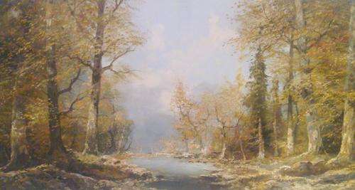 J Kugler - Extensive landscape - International art of stature! - Invest now, low price!